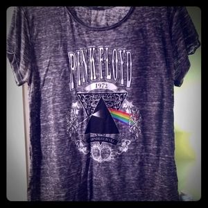 Pink Floyd distressed tee